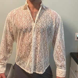 HAME MADE LACE Shirt FOR MEN